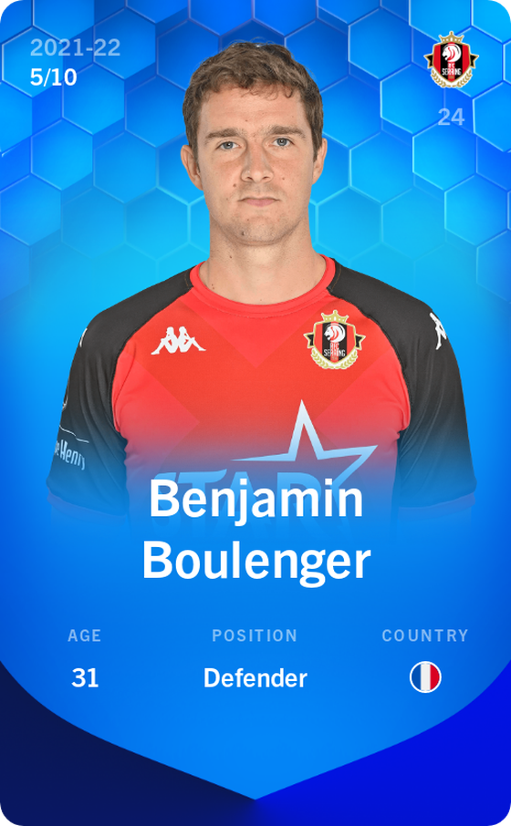 Benjamin Boulenger 2021-22 • Super Rare 5/10