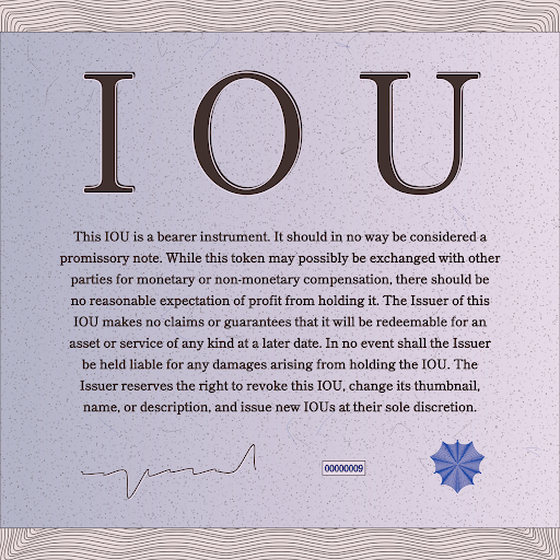 IOU #9