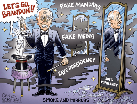 BIDEN MAGIC SHOW Ben Garrison Cartoon