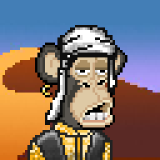 The Bored Pixel Ape Saudis #1118