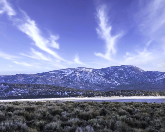 Snowy Desert Mountains