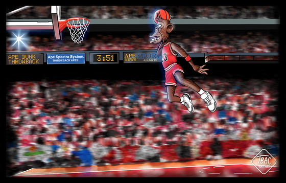 TBAC - #002 - Jordan's Free Throw Line Dunk - Reproduction Print