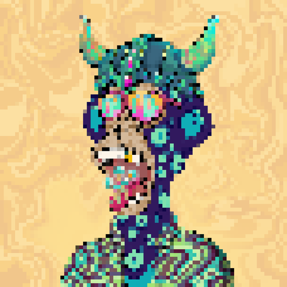 Trippin' Pixel Ape #686