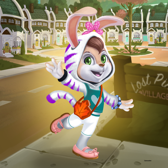 Maple the Tiger Bunny #2283
