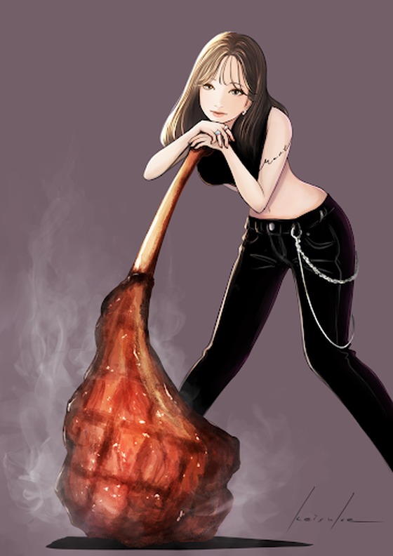 Steak girl