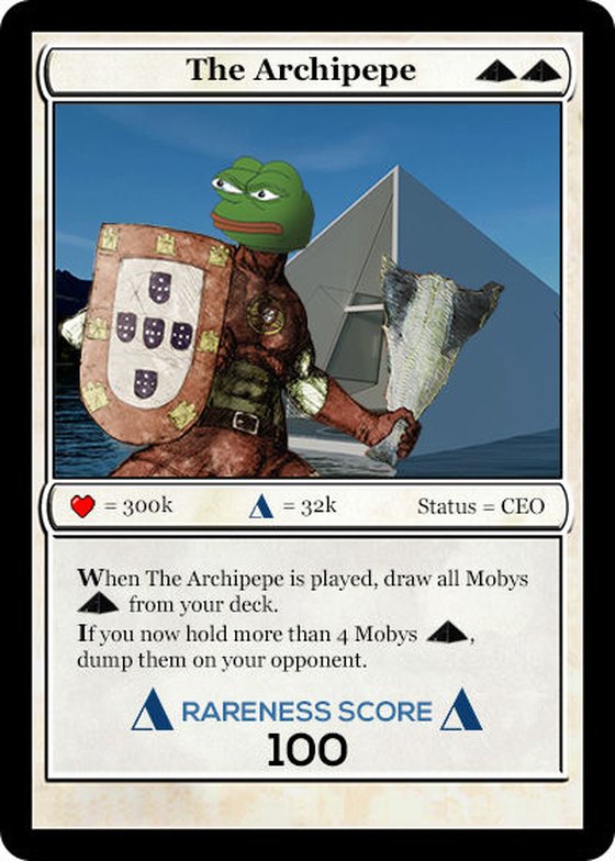 THEARCHIPEPE - Series 2, Card 28 RarePepe - 100 Total Supply