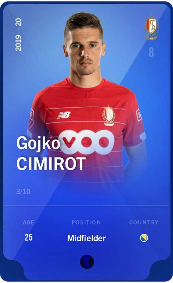 Gojko Cimirot 2019-20 • Super Rare 3/10