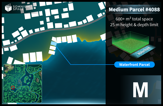 Medium #4088 (M) parcel in Somnium Space