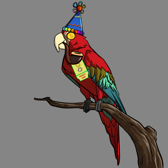 Proper Parrot Tree Club #3760