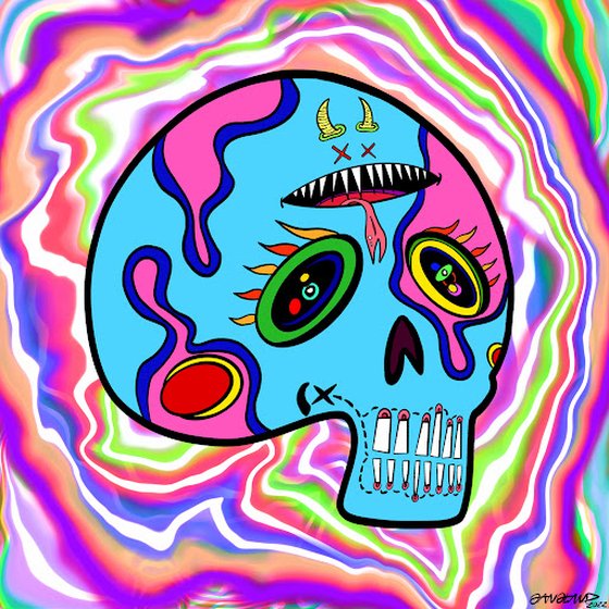 Gangland Skull #346 - "Limitless." - by Eddie Gangland