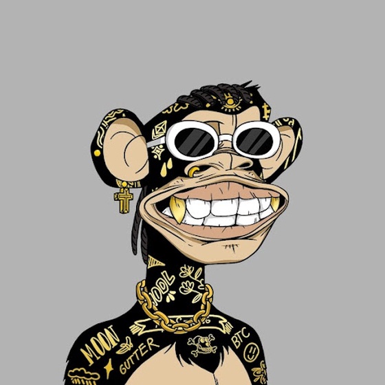 Animated Bored Ape [ Gangster ]