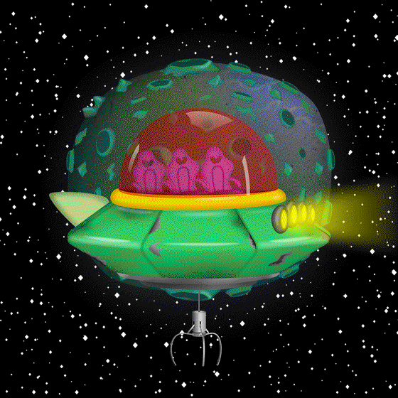 Alien UFO 443