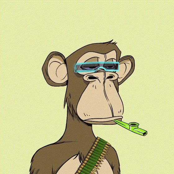 Animated Bored Ape [ Laser #2 ]