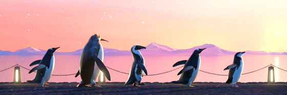 Five Penguins #2252