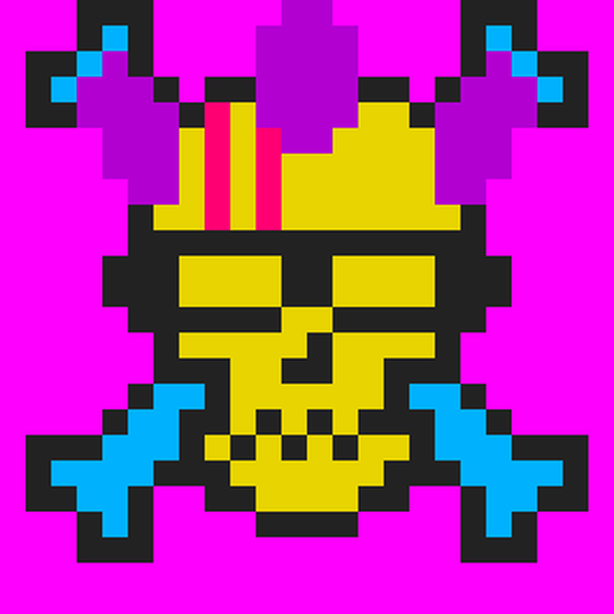 Cyber CryptoSkull #1243