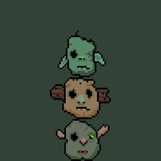 stacked pixel goblintown #1301