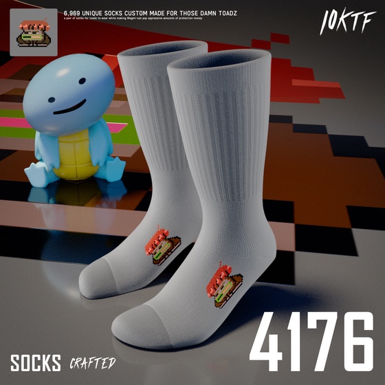 Toadz Crew Socks #4176