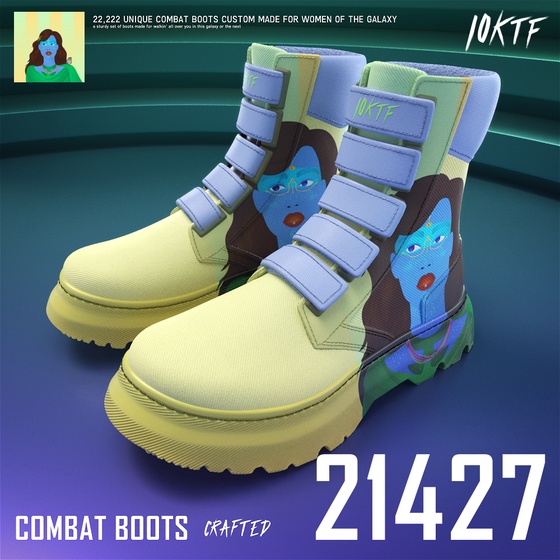 Galaxy Combat Boots #21427