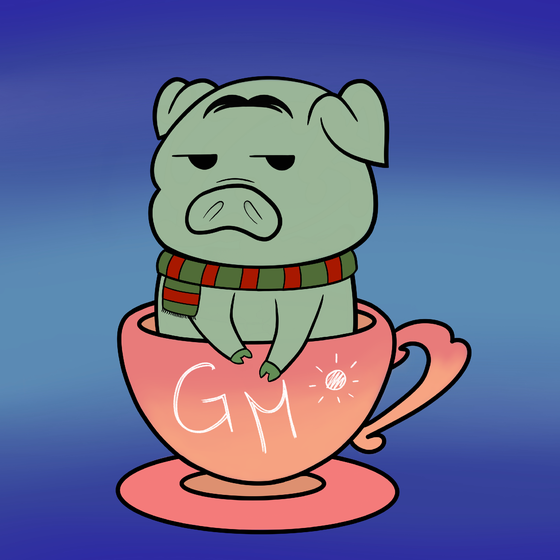 Lucky Teacup Piggy Club #980