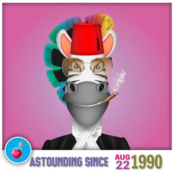 Zebra Birthday #3446
