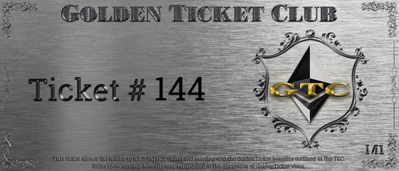 Golden Ticket Club #144