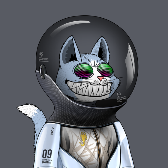 Mars Cat in Spacesuit #1023