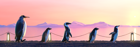 Five Penguins #2474