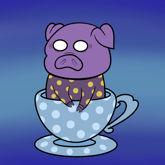 Lucky Teacup Piggy Club #2002