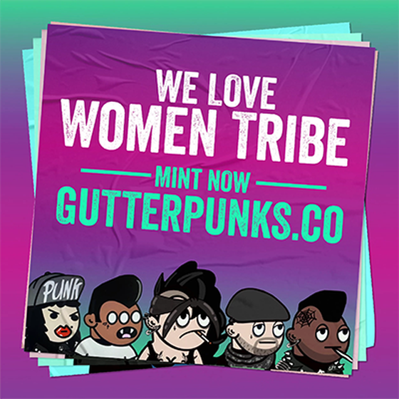 Gutter Punks Flyer - Women Tribe