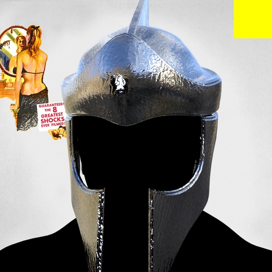 Villain #309 - The Greco-Roman Soldier Villain on the Original background with the Yellow Accent