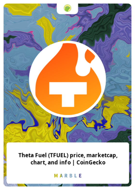 Theta Fuel (TFUEL) price, marketcap, chart, and info | CoinGecko