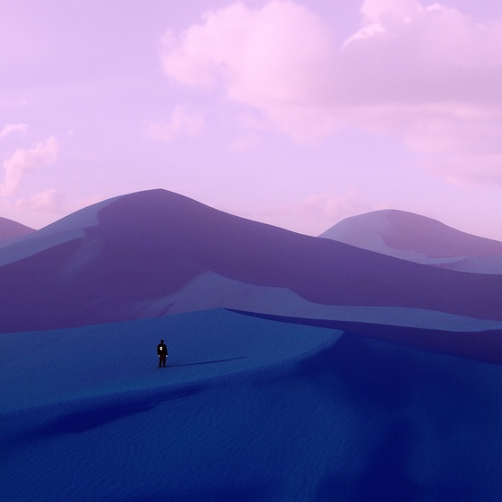 THE BLUE DESERT