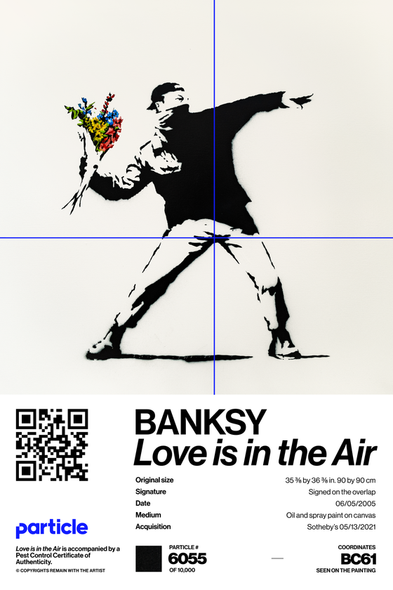 Banksy | Love Is In The Air #6055