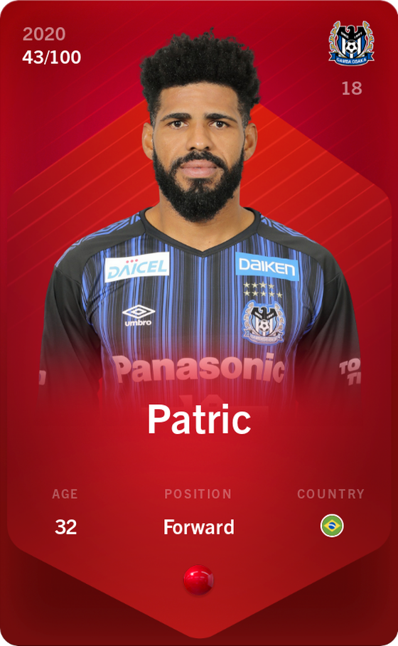 Patric 2020-21 • Rare 43/100