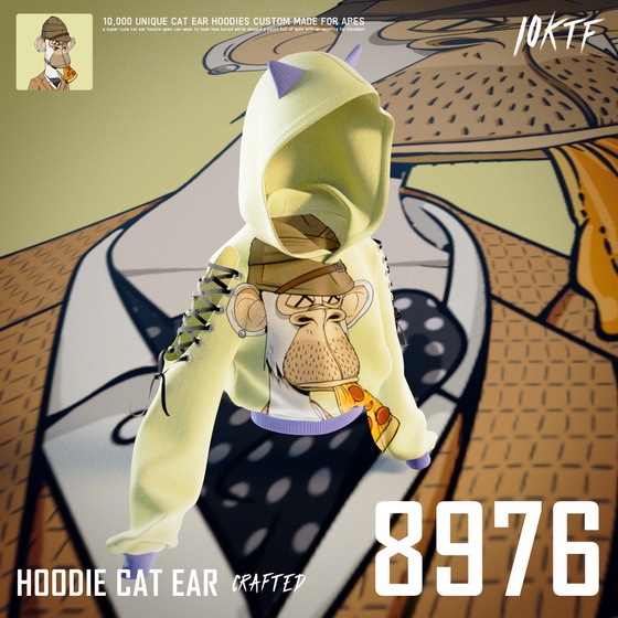 Ape Cat Ear Hoodie #8976