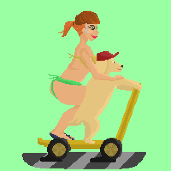 Bad Bitches On A Scooter #1136