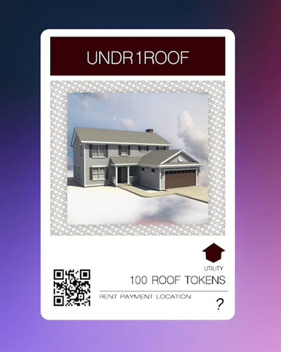 UNDR1ROOF TRADING CARD 