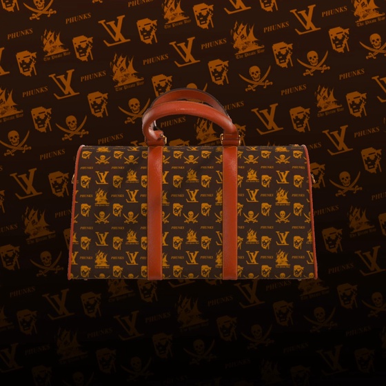 CryptoPhunks x Louis Vuitton: Pirate Duffle by TEJI 1/50