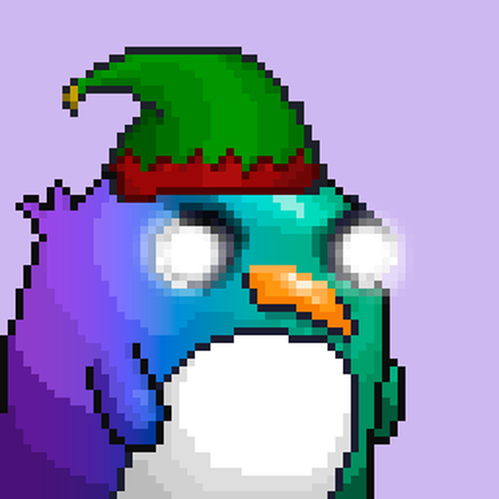 Cool Pixel Pudgy Penguin #365