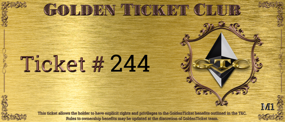 Golden Ticket Club #244