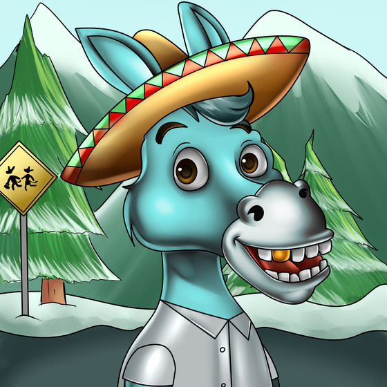 Sombrero Donkey #1121