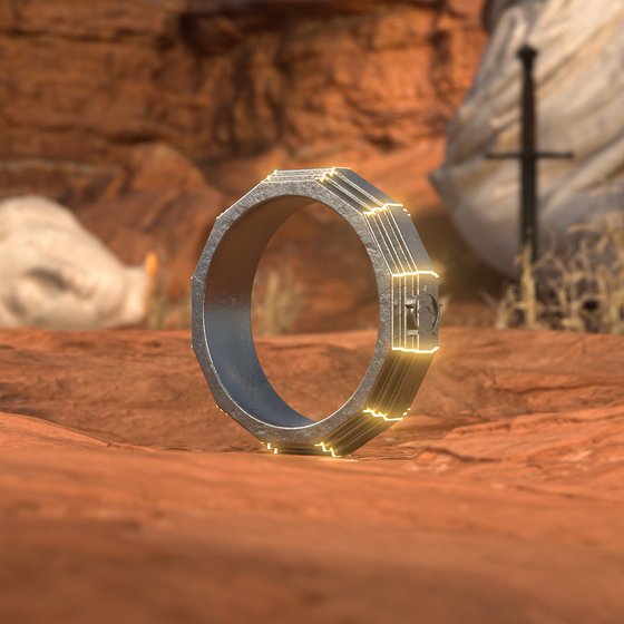 "Honour Bender" Titanium Ring of Power +1