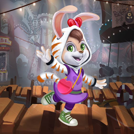 Maple the Tiger Bunny #765