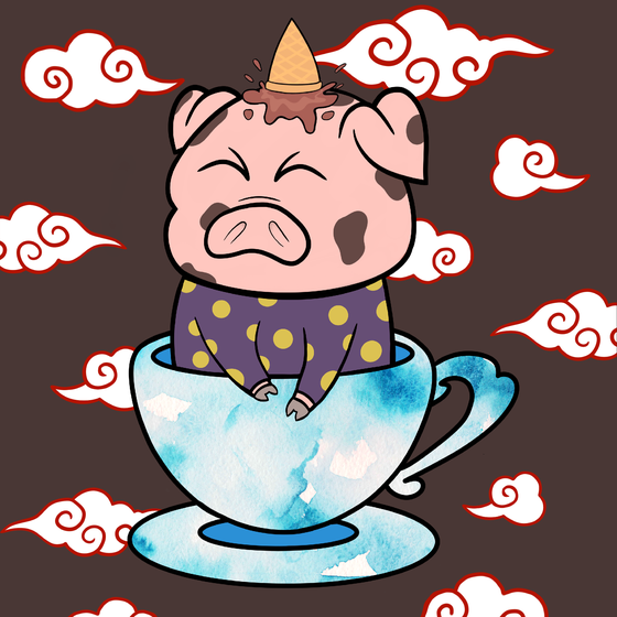 Lucky Teacup Piggy Club #626