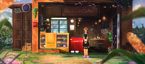 Mysterious coffee shop