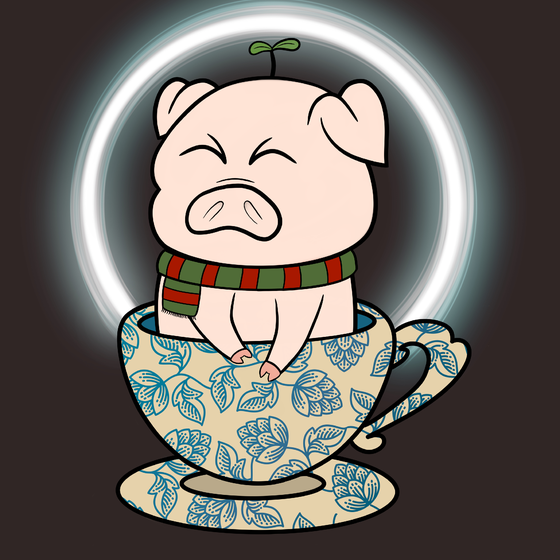 Lucky Teacup Piggy Club #2061