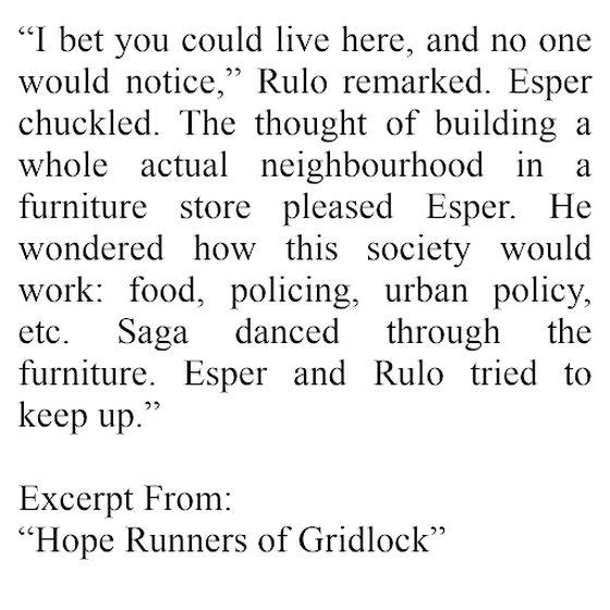 Hope Runners of Gridlock Excerpt 11