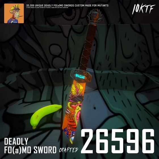 Mutant Deadly FO(a)MO Sword #26596
