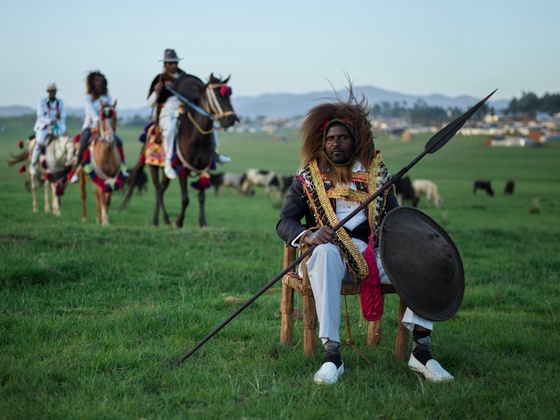 Ethiopia - Tura, a Horseman and Respected Elder