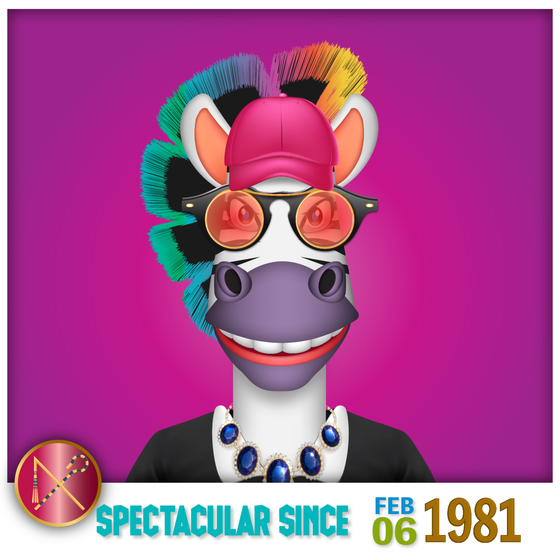 Zebra Birthday #4128